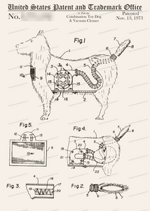 CARD-293: Toy Dog & Vacuum Cleaner - Patent Press™
