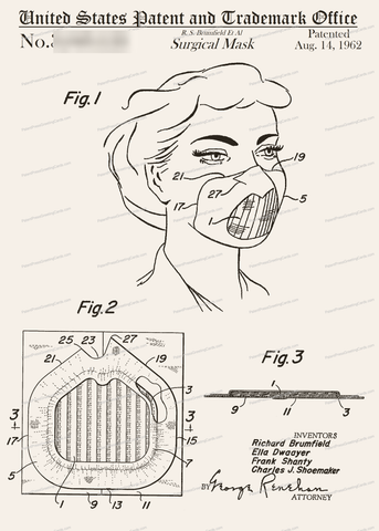 CARD-311: Surgical Mask - Patent Press™