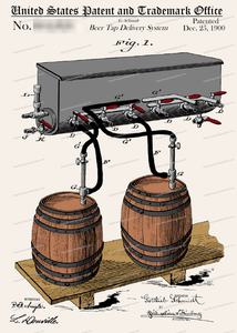 CARD-C905: Beer Tap System - Patent Press™