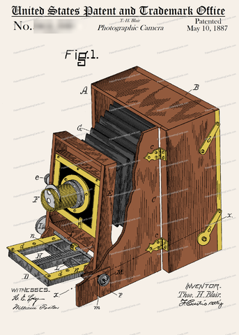 CARD-C907: Camera 1887 - Patent Press™