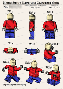 CARD-C914: Lego Figure - Patent Press™