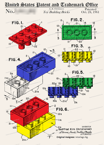 CARD-C915: Legos - Patent Press™