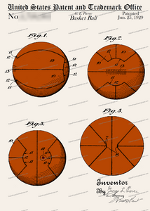 CARD-C957: Basketball - Patent Press™