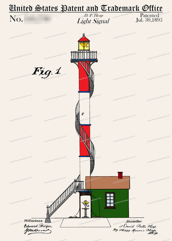 CARD-C962: Lighthouse - Patent Press™