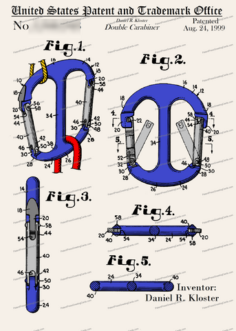 CARD-C973: Double Carabiner - Patent Press™