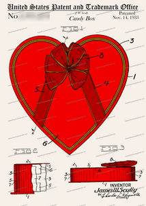 CARD-C980: Heart Candy Box - Patent Press™