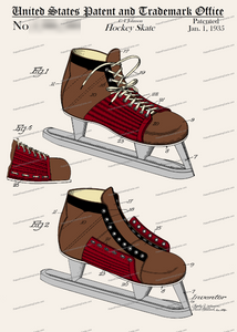 CARD-C981: Hockey Skate - Patent Press™