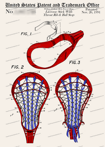 CARD-C985: Lacrosse Stick - Patent Press™