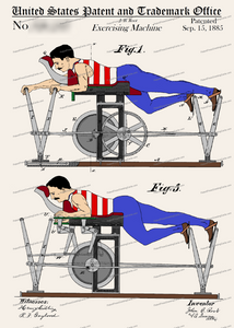 CARD-C986: Leg Exercise Machine - Patent Press™
