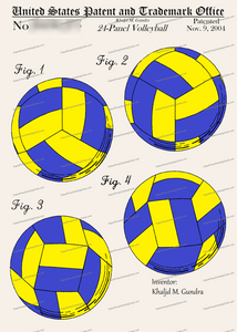 CARD-C997: Volleyball - Patent Press™