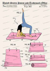 CARD-C998: Yoga Mat - Patent Press™